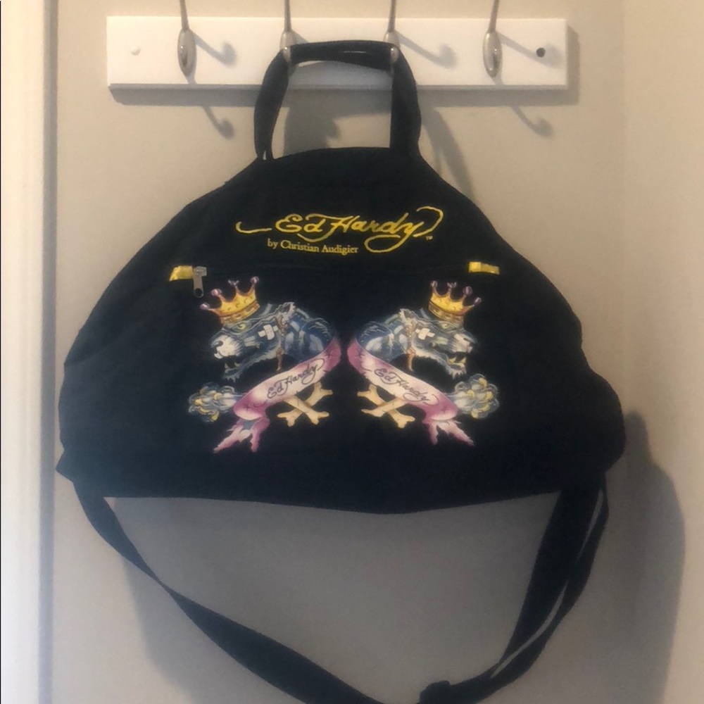Ed Hardy gym/tote/travel bag